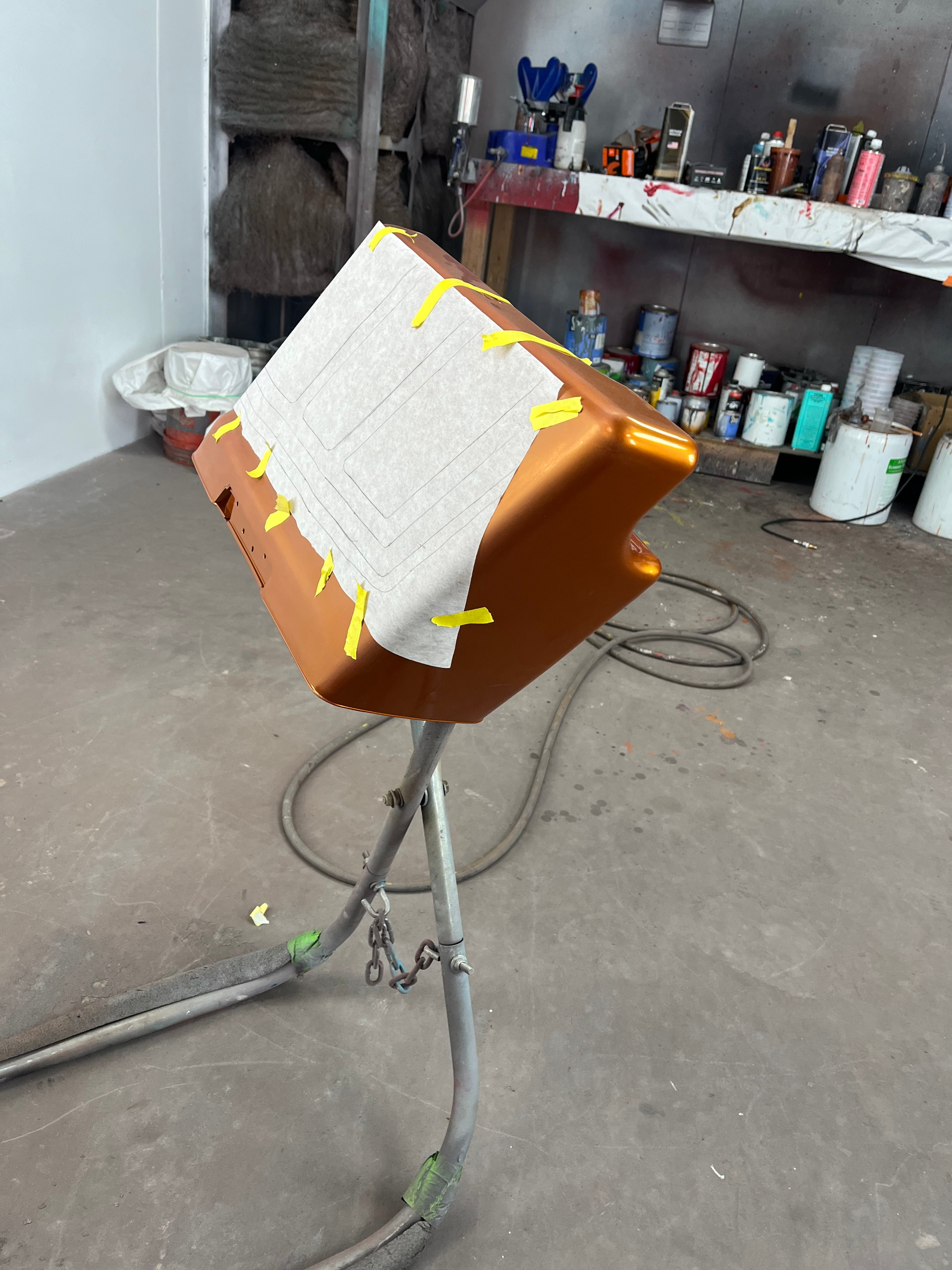 custom air brushing paint work or metal fabrication