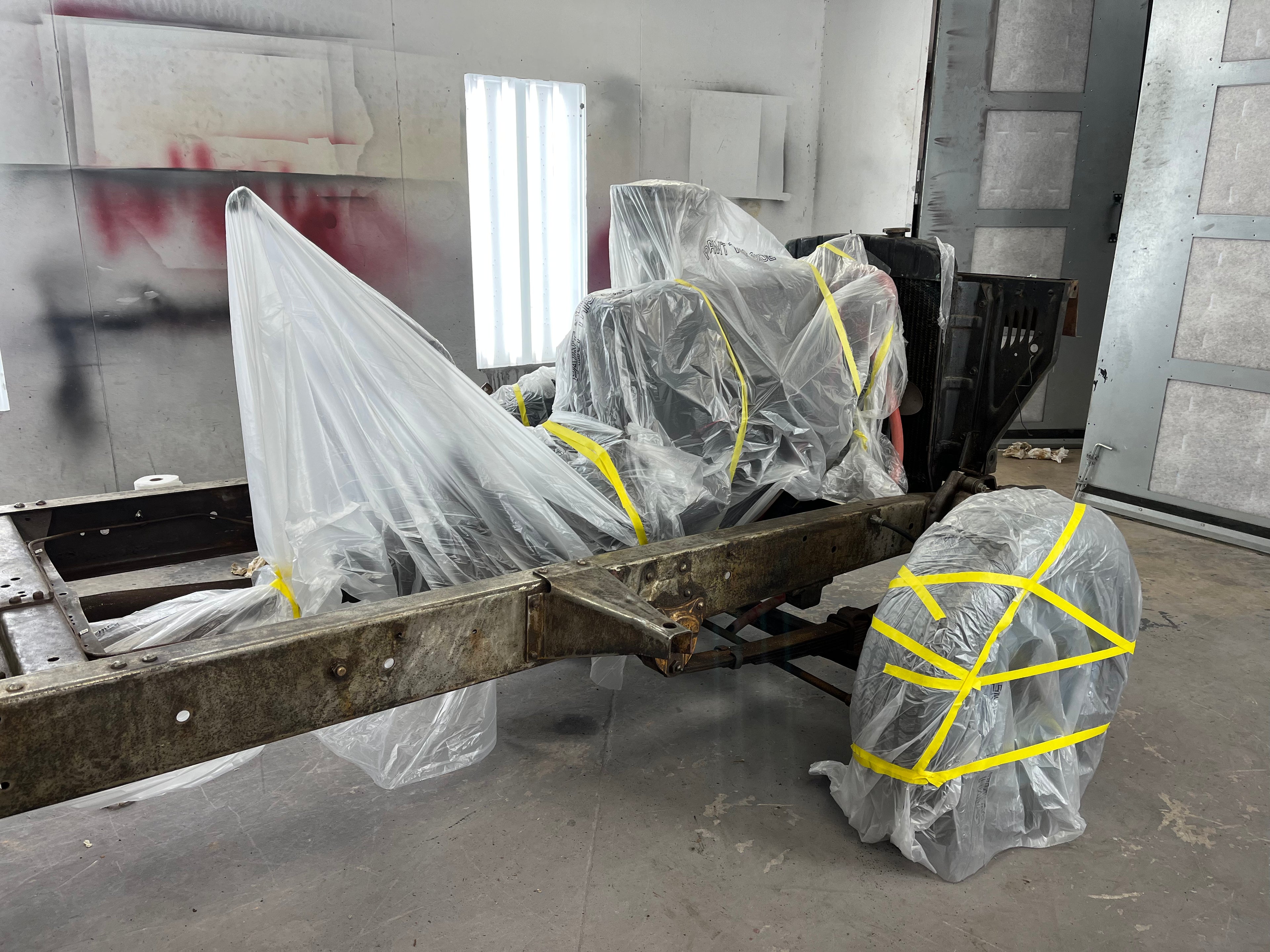 Frame descaling and refinishing