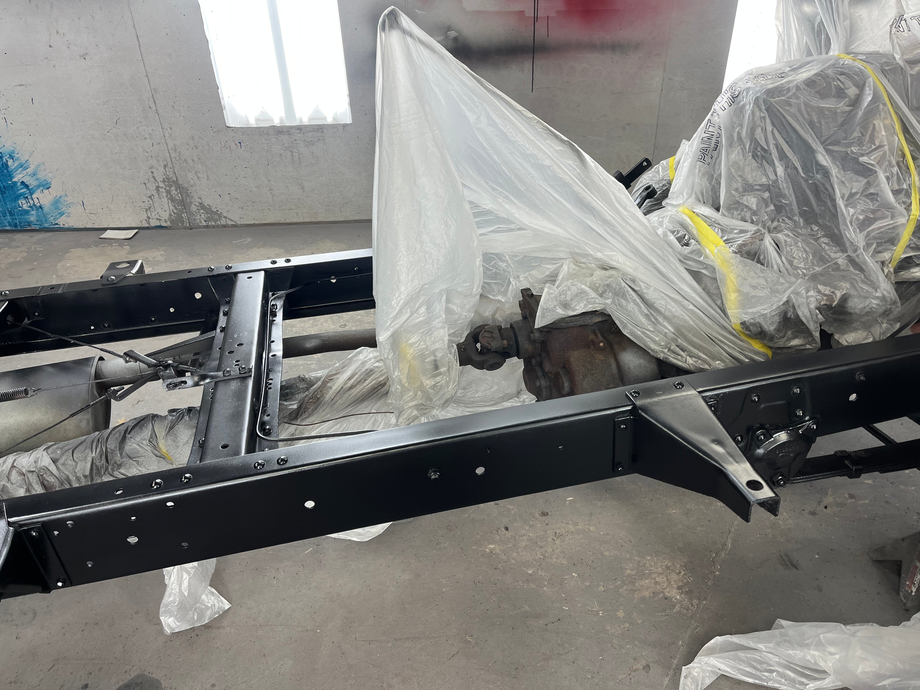 Frame descaling and refinishing