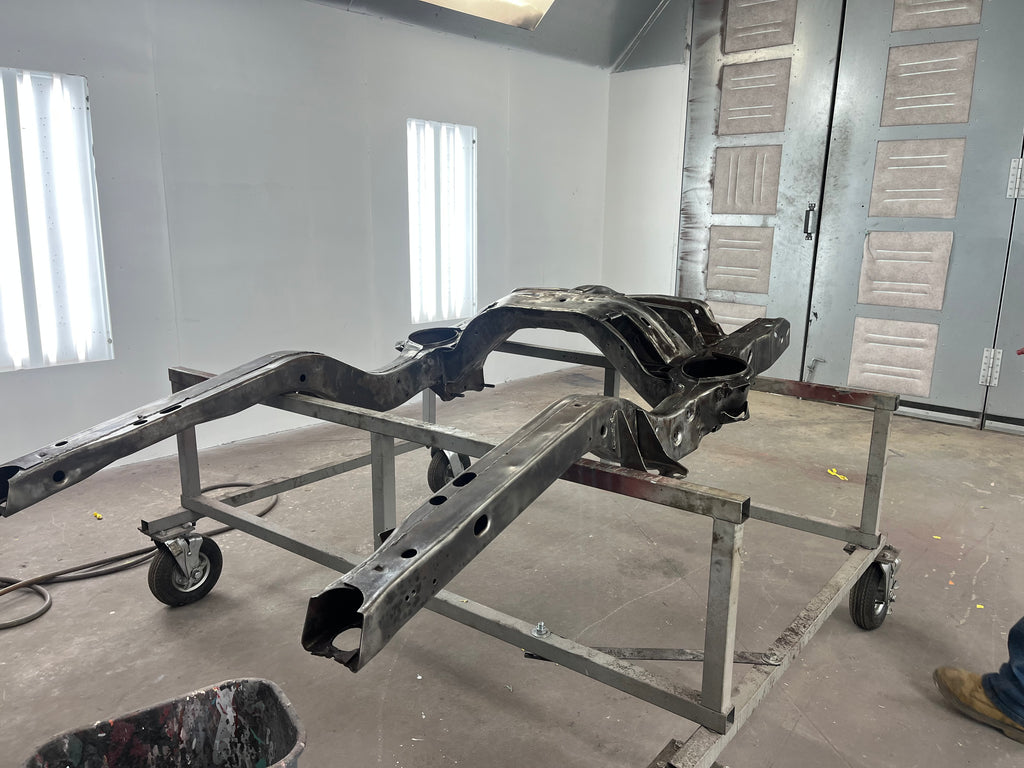 Frame descaling and refinishing