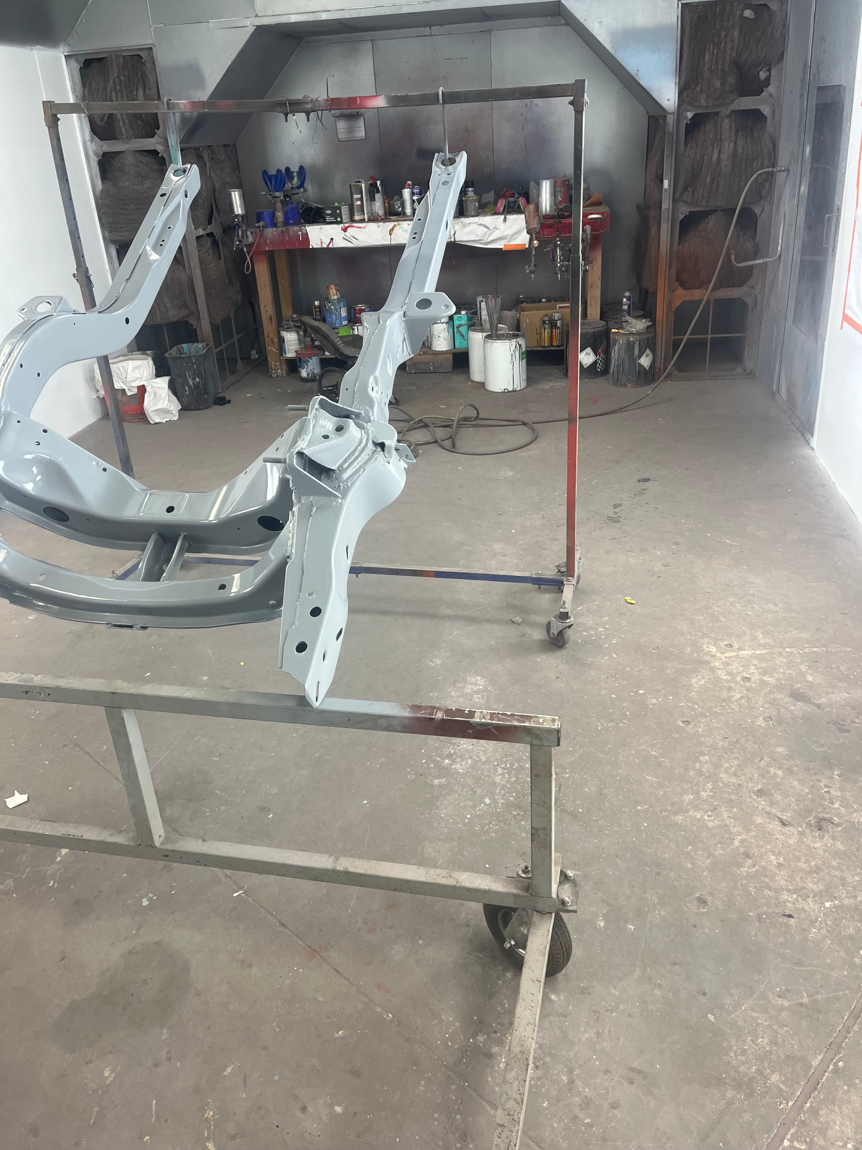 Frame descaling and refinishing