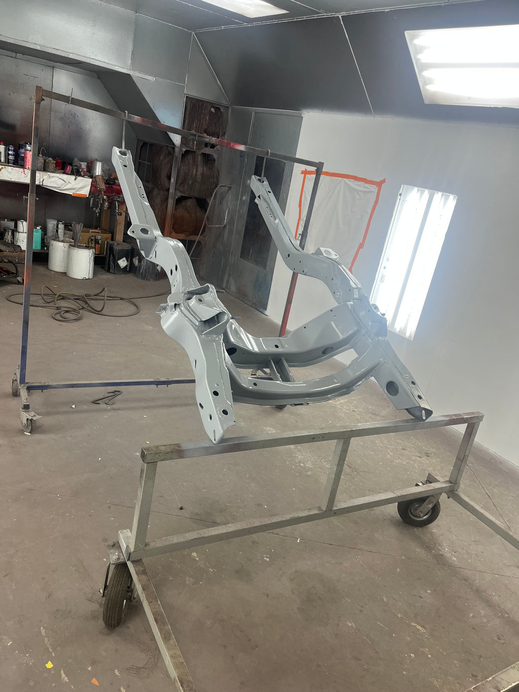 Frame descaling and refinishing